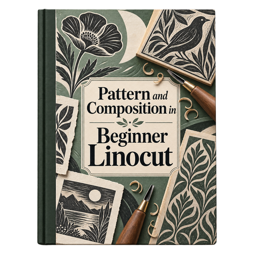 Pattern and Composition in Beginner Linocut ebook cover