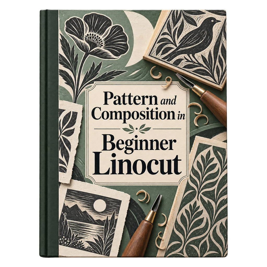 Pattern and Composition in Beginner Linocut